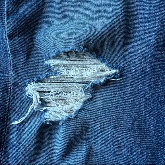 Everlane Uniform Slim Fit Distressed Jeans Size 34 x 32 - Picture 5 of 5